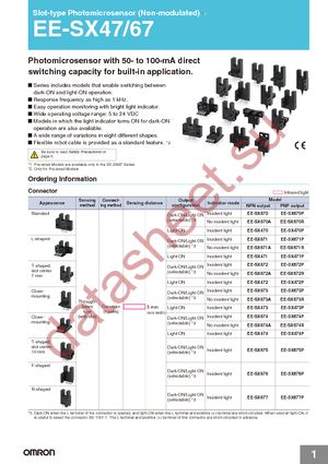 EE-SX673 datasheet  